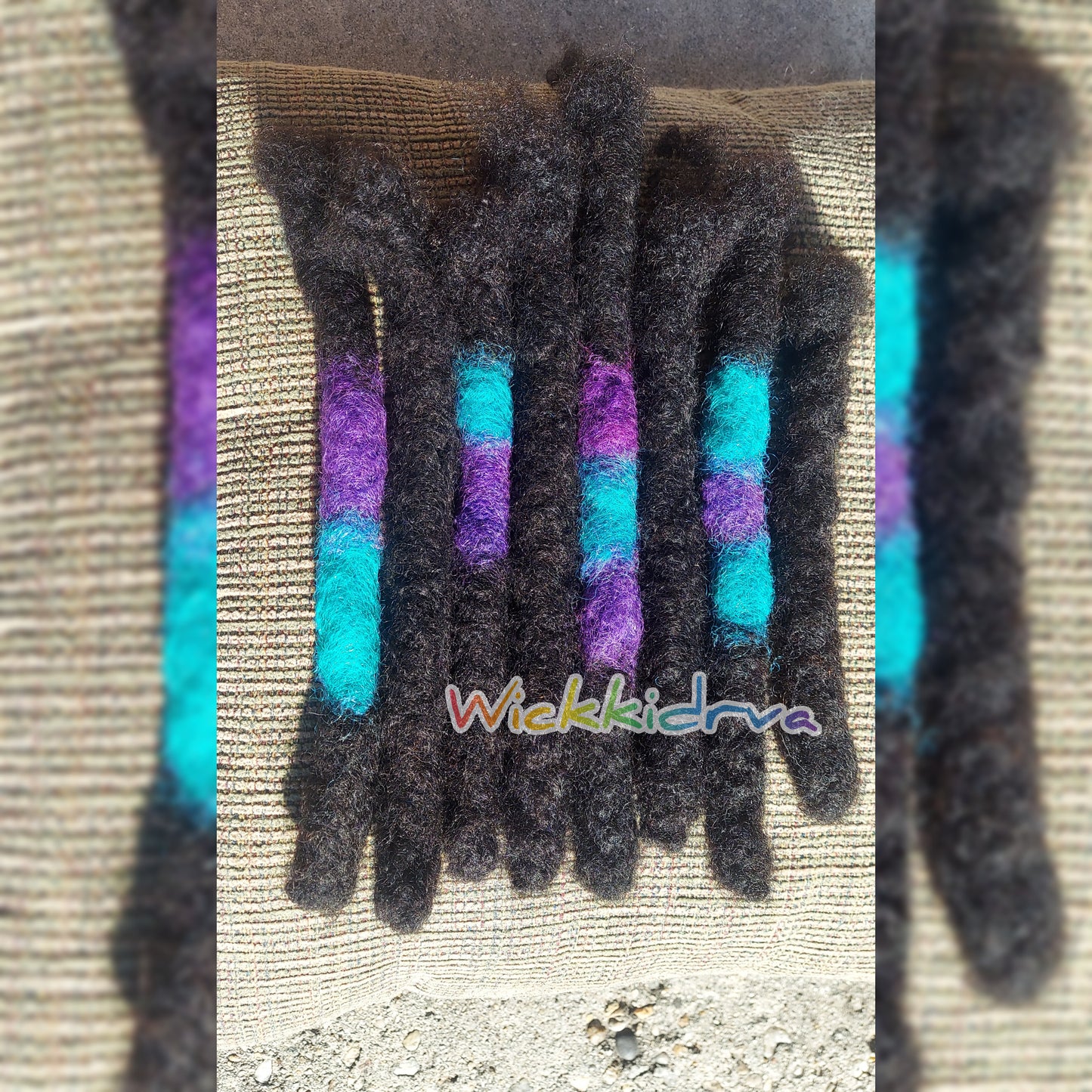 100% Human Hair Wicks - Concord Grape | Wickkidrva