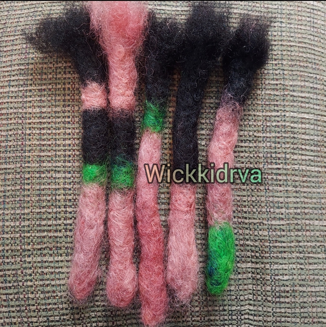 100% Human Hair Jump Rope Wicks| Strawberry Cake | Wickkidrva