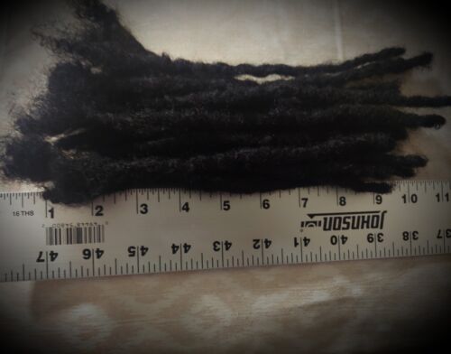 10in human hair loc extensions by WickkidRva