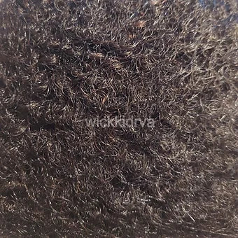 human hair bulk jet black